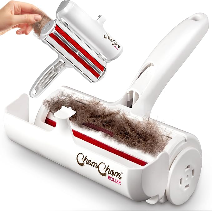 ChomChom Roller Pet Hair Remover – Reusable Lint Roller for Dogs, Cats, Furniture & Clothing
