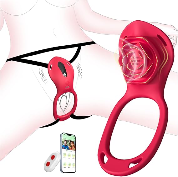 ZOOPLOU Rose App-Controlled Wearable Vibrator β Hands-Free Clitoral Panty Toy for Couples