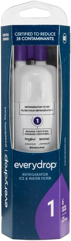 EveryDrop Refrigerator Water Filter 1 โ Certified by Whirlpool, Maytag, Amana & More